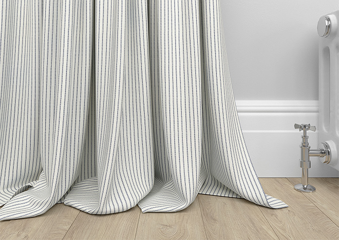 Laura Ashley Candy Stripe, French Navy - Made to Measure Curtains - Image 6